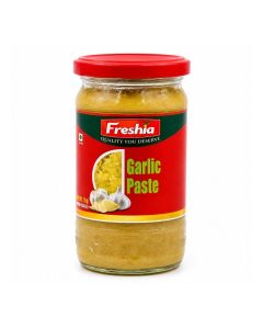 Freshia Garlic Paste - 300g / 100% Pure Crushed Garlic / Ready-to-Use Cooking Paste / No Artificial Colors or Flavors / Vegan, Gluten-Free