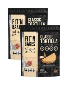 FIT 'N Bakes Classic Tortilla Bread 360g (Classic) Bundle
