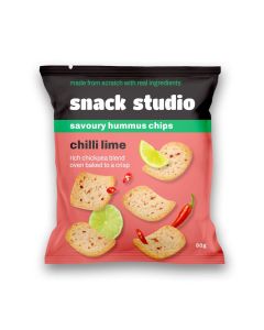 Snack Studio Hummus Chips Chilli Lime 80g