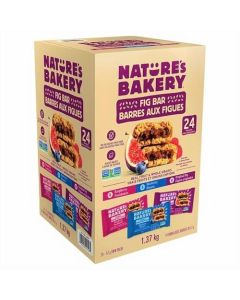 Natures Bakery Whole Wheat Fig Bars Variety Pack 8 Blueberry 8 Original Fig 8Raspberry 1 24 Count Box of 2 oz Twin Packs 24 Packs Vegan Snacks NonGMO