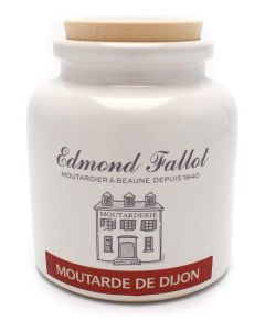 Edmond Fallot Original Dijon Mustard in Crock, 9 Ounce