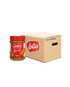 Lotus Biscoff Biscuit Spread Smooth Creamy Spread 12 x 400g