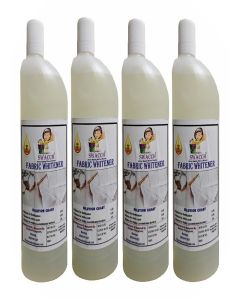Fabric Whitener Liquid I Fabric Whitener For White Clothes I Removes Tough Stains 500ml Pack of 4