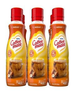 Coffee Mate Liquid Creamer, Hazelnut, 16 oz, 6 Count