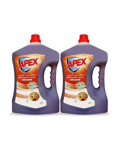Apex All Purpose Cleaner Liquid, Floor and Multi Surface Cleaner, Disinfectant Hygienic Cleaning Formula, Removes Tough Stains, Long Lasting Fragrance, Oud, Promo Pack 2 x 3 liter, 6L