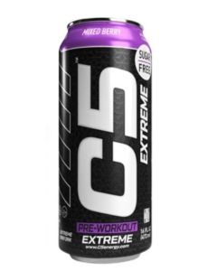 Extreme Mixed Berry Energy Drink Can
