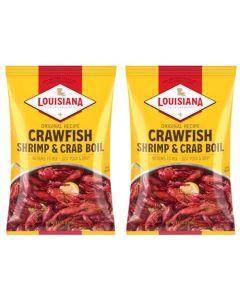 Louisiana Fish Fry Products Crawfish Shrimp Crab Boil Seasoning Spicy Delicious Seafood Powder Complete Seasoning Low Salt Cajun Seasoning 45 Pound Pack of 2