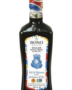 Bono Val Di Mazara Sicily Certified Extra Virgin Olive Oil DOP - 16.9 Oz
