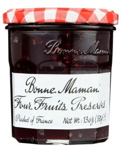 Bonne Maman Preserve Four Fruit 13 Ounce