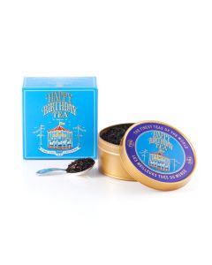 Happy Birthday Tea / Black Tea / Red Berries & Vanilla / Caviar Tin, 100g / Gift Set