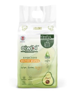 99.9% Avocado Wet Wipes 84 Pcs - Pack of 3