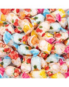 Arcor Fruit Filled Hard Candy 2 Pound Bulk Bag Assorted Fruit Flavors Individually Wrapped Bon Bons Candy for Office and Parties Orange Cherry Lemon Strawberry Pineapple