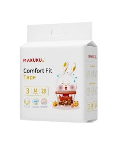 Comfort Fit Tape Diapers Size 3 6-11kg 4-6 months