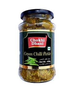 Stuffed Green Chilli Pickle 400 gm