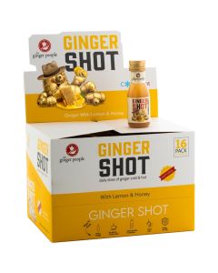 Ginger Shot With Lemon And Honey 30ml Pack Of 16