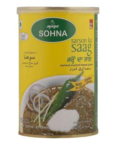 Sohna Sarson Ka Saag Ready to Eat, Authentic Punjabi Mustard Greens, 800g