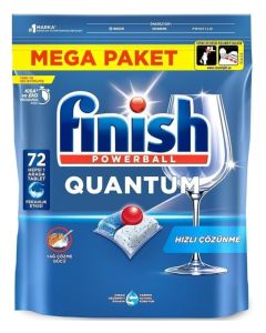 Finish Dishwasher Detergent Tablets, Quantum 72 tablets