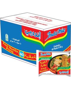 Indomie Instant Fried Noodles with Seasoning Powder and Sauce, Original Flavour