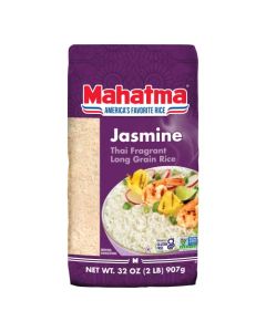 Mahatma Jasmine 2lb Bag of Rice Thai Indian or Cambodian Fragrant Flavored Rice Stovetop or Microwave