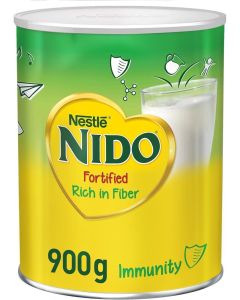 Nido Fortified Rich in Fiber Milk Powder Tin 12 x 900g ( 12 units )