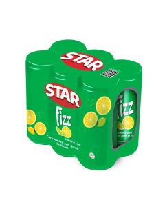 Fizz Lemon and Lime Soft Drink Cans