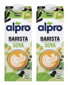 Alpro Barista Soya Drink, (Dual Pack),Totally Plant Based, Dairy & Vegan, Naturally Free From Lactose, Fabulously Foamable Addition To Your Coffee 2000g