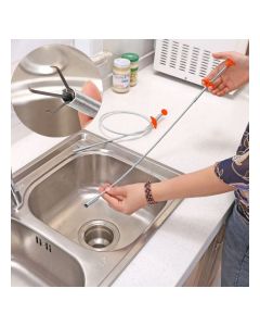 Household Pipe Drain Cleaning Tools Spring Kitchen Sink Clog Remover Clean Tools