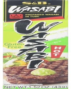 S&B Prepared Wasabi in Tube, 1.52 oz