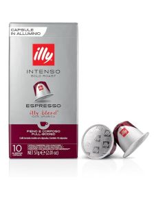 Illy Intenso Bold Roast Nespresso compatible Espresso Blend Coffee Capsules 57g