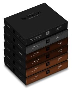 Nespresso Professional - Intense Assortment - 300 Coffee Capsules (6 Boxes of 50) - Ristretto Intenso, Ristretto, Intenso & Forte