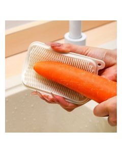 Flexible Vegetable and Fruit Cleaning Brush - Kitchen Brush for Potatoes & Sink Gaps