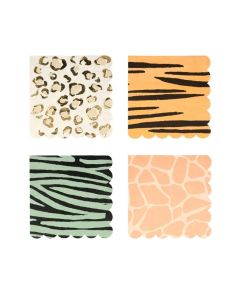 Safari Animal Print Large Napkins