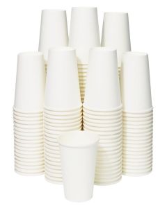 CantaGreen 200 Count 6 OZ Heavy-duty Paper Cups, Coffee Cups, Disposable Hot and Cold Cup
