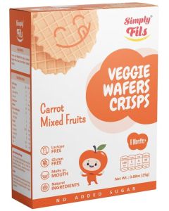 Veggie Wafers Crisps Carrot Mixed Fruits