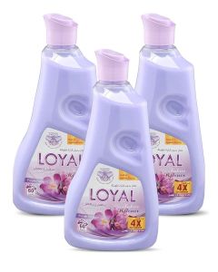 Loyal Fabric Softener And Freshner with Purple Passion Fragrance Capsule 30+30 Washes 3x750 ML