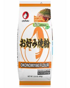 Otafuku Okonomiyaki Flour for Japanese Okonomiyaki Pancakes, 15.9 Oz (1 Lb)