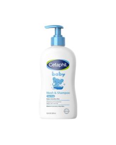 Cetaphil 2-in-1 Baby Shampoo & Body Wash, Tear Free, Calendula, 13.5oz Packaging May Vary