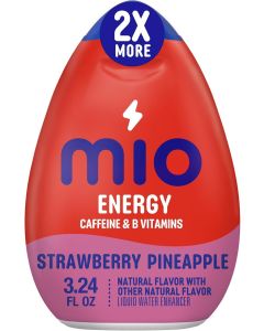 MiO Energy Strawberry Pineapple Smash Liquid Water Enhancer with Caffeine & B Vitamins - 3.24 fl oz Bottle