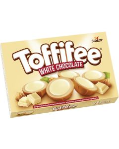 Toffifee White Chocolate - Hazelnut in Caramel with Cream and White Chocolate - 125g