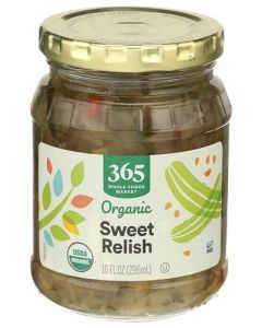 365 by Whole Foods Market Organic Sweet Pickle Relish 10 Fl Oz