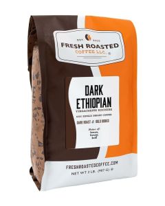 Fresh Roasted Dark Ethiopian Yirgacheffe Kochere Coffee, Whole Bean, 2 lb