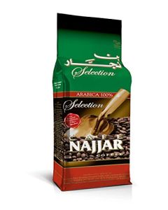 Caf Najjar Turkish Coffee with Cardamom 450 Gr 100 Arabica Coffee Beans Ground Coffee Dark Roast Lebanese Coffee Arabic Coffee Coffee Beverages Works with Turkish Coffee Machine 1