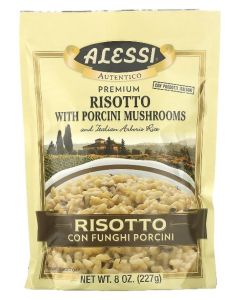 Alessi, Premium Risotto with Porcini Mushrooms and Italian Arborio Rice, 8 oz (227 g)