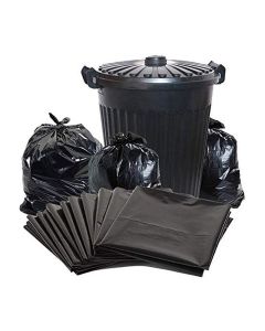 Black Garbage Bag Pack Of 10 Piecs,110X130cm,70 gallon Kitchen Bin Liners
