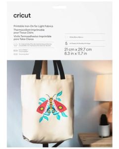 Cricut Printable IronOn for Light Fabrics A4 5 ct