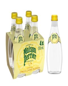 Maison Perrier Cirtus & Cherry Blossom Sparkling Water, 330ml X Pack Of 4