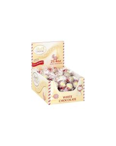 Lindt LINDOR White Chocolate Peppermint Truffles White Chocolate Candy with Smooth Peppermint Truffle Center 254 oz 60 Count