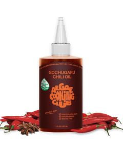 Algae Cooking Club Gochugaru Chili Oil - Chef-Crafted Infused Oil for Aromatic Heat (7 fl oz)