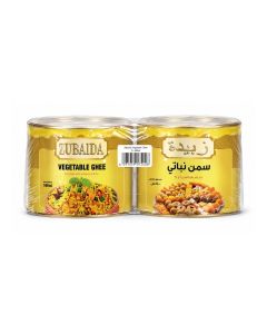 ZUBAIDA VEGETBLE GHEE TP 2x500ML