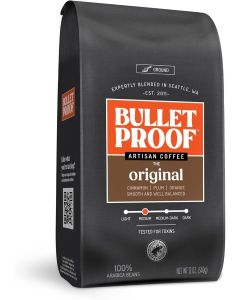 Bulletproof The Original Premium Gourmet Medium Roast Organic Beans Ground Coffee